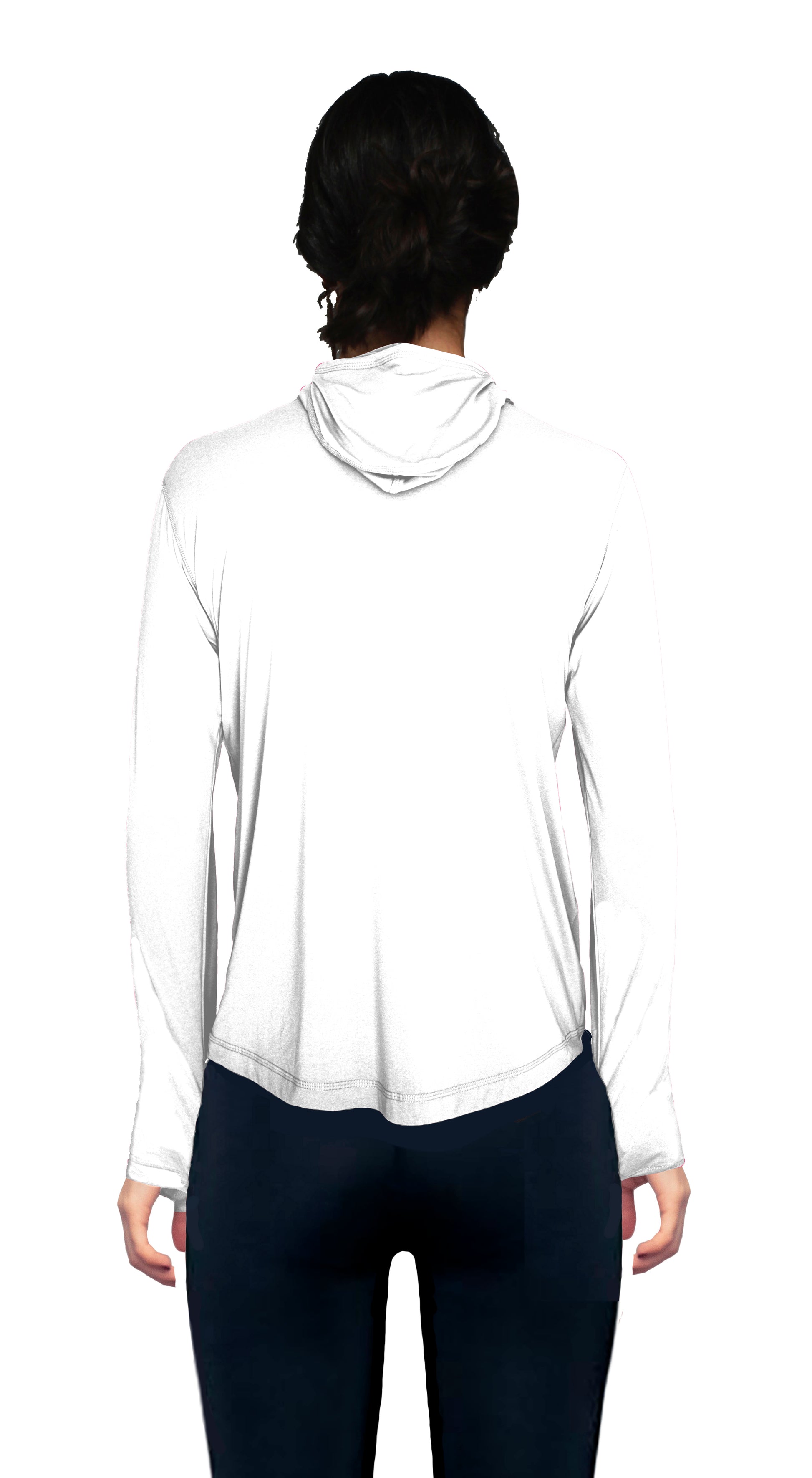 Ushood Liteside Sun Shirt with Ponytail Opening (Adult & Youth) - Hood Design - Ushood