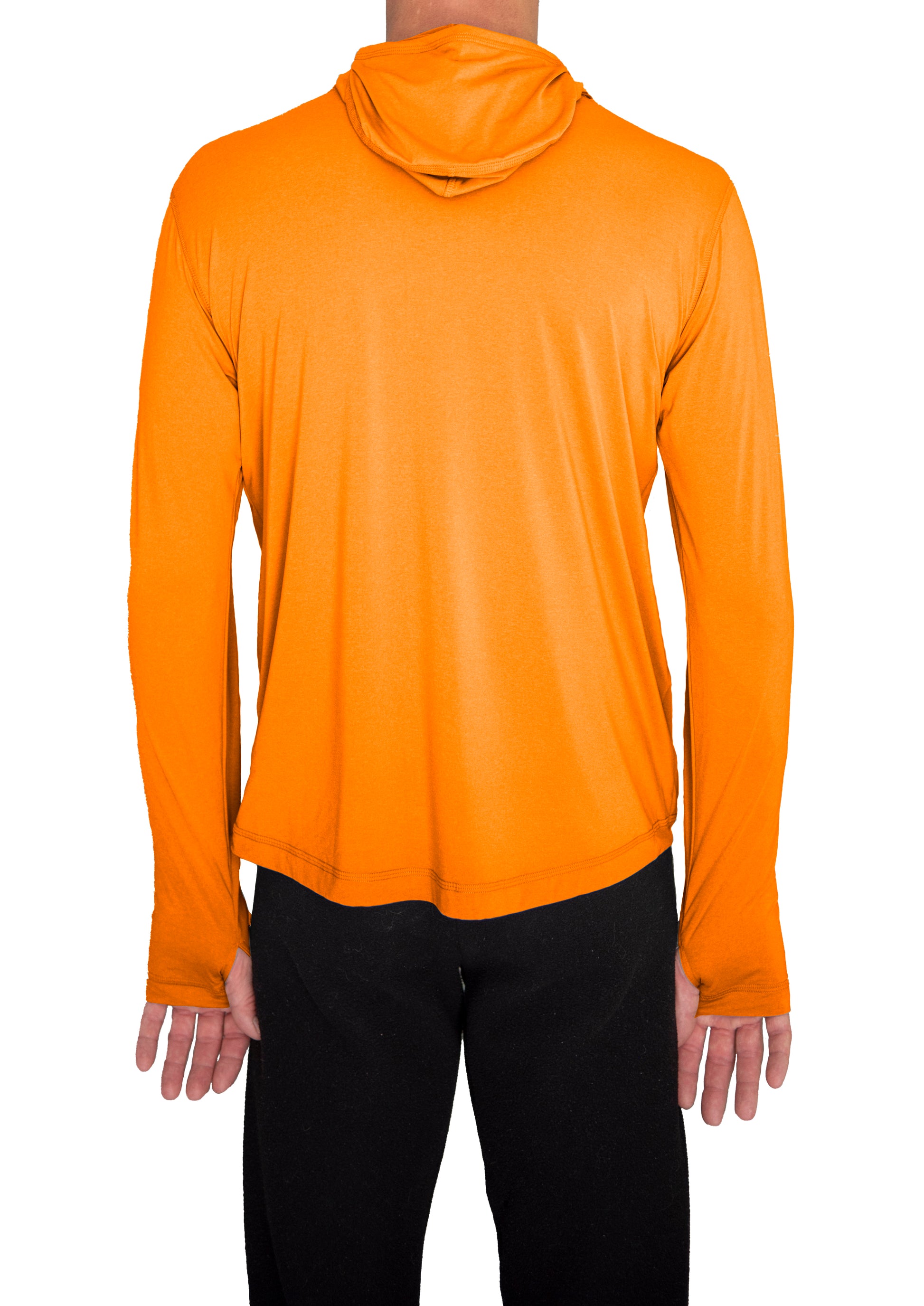 Ushood Ultra-Light Liteside Sun Shirt - UV Protection, Fitted Mask/Hood Design - Ushood