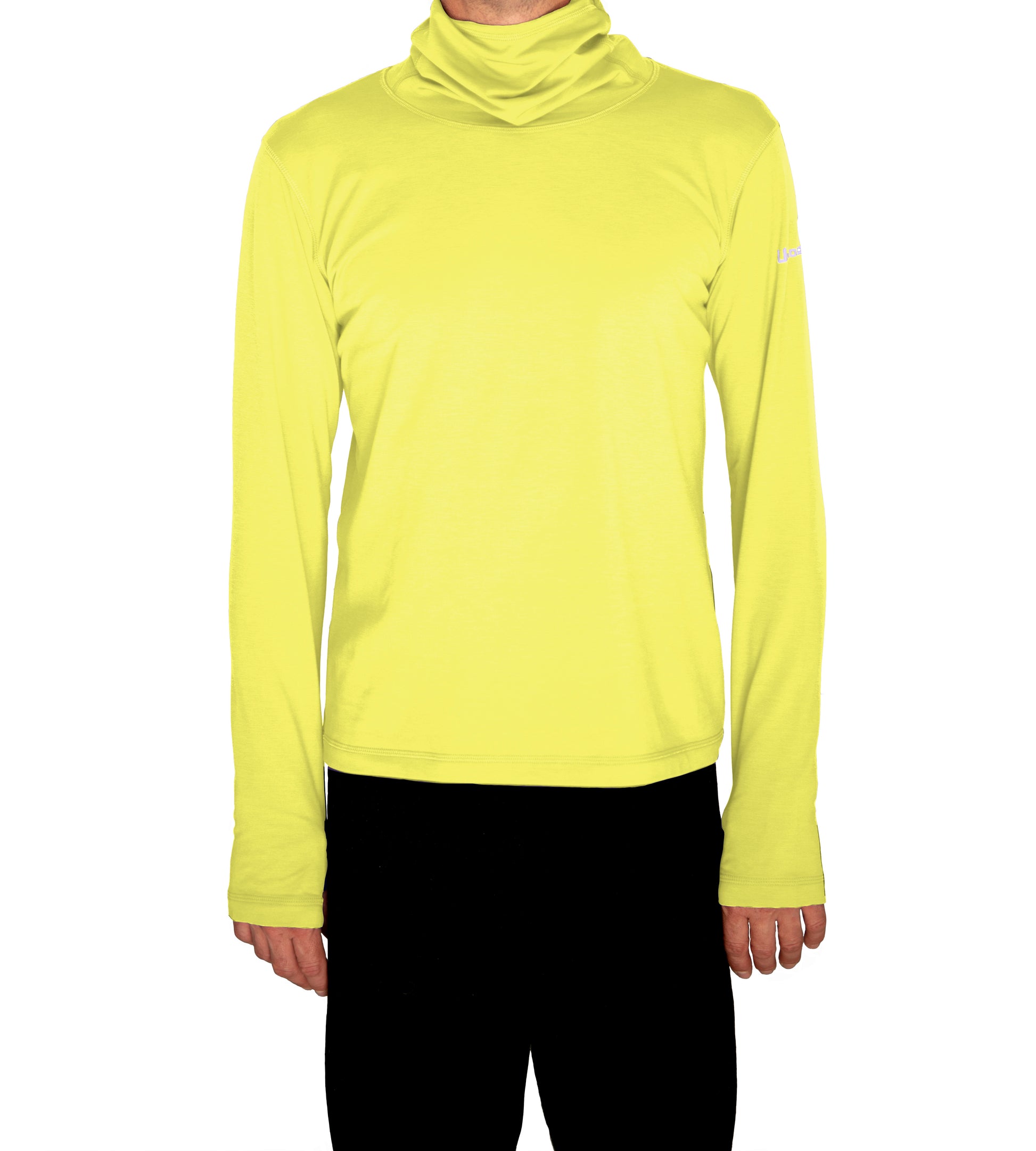 Ushood Ultra-Light Liteside Sun Shirt - UV Protection, Fitted Mask/Hood Design - Ushood