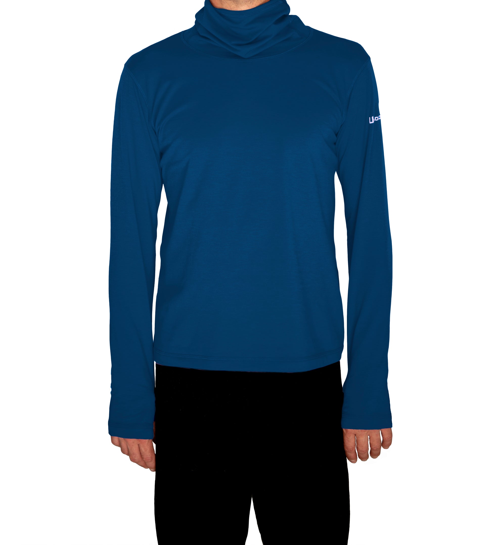 Ushood Ultra-Light Liteside Sun Shirt - UV Protection, Fitted Mask/Hood Design - Ushood