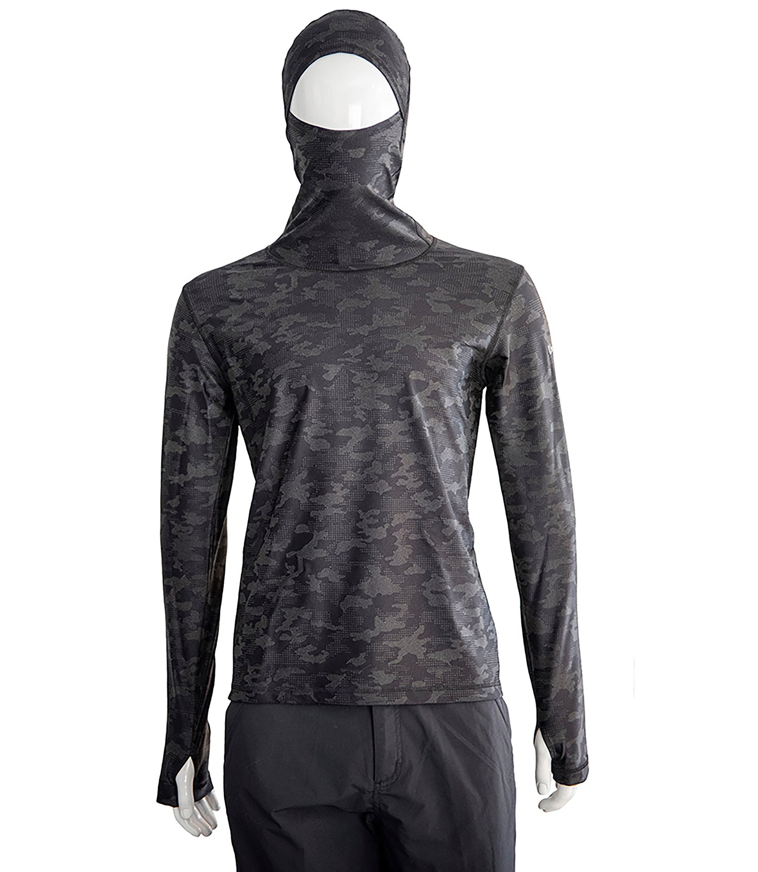 Premium Base Layers, Sun Shirts, Fishing Shirts with Face Mask Hood